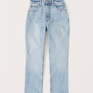 Abercrombie & Fitch Ultra High Rise 90s straight Jean- Curve Love